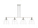 Arcadia Four Light Island Pendant in Polished Nickel (405|716-4I-PN-GBD-92)