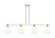 Arcadia Four Light Island Pendant in Polished Nickel (405|716-4I-PN-G558-6GWH)