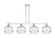 Arcadia Four Light Island Pendant in Polished Nickel (405|716-4I-PN-G556-10CL)