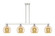 Arcadia Four Light Island Pendant in Polished Nickel (405|716-4I-PN-G128-8)