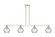Arcadia Four Light Island Pendant in Polished Nickel (405|716-4I-PN-G1215-6)