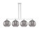 Arcadia Four Light Island Pendant in Polished Chrome (405|716-4I-PC-G556-12SM)
