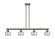Arcadia Four Light Island Pendant in Oil Rubbed Bronze (405|716-4I-OB-G93)