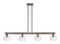Arcadia Four Light Island Pendant in Oil Rubbed Bronze (405|716-4I-OB-G92)