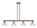 Arcadia Four Light Island Pendant in Oil Rubbed Bronze (405|716-4I-OB-G422)