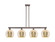 Arcadia Four Light Island Pendant in Oil Rubbed Bronze (405|716-4I-OB-G128-10)