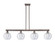 Arcadia Four Light Island Pendant in Oil Rubbed Bronze (405|716-4I-OB-G124-8)