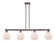 Arcadia Four Light Island Pendant in Oil Rubbed Bronze (405|716-4I-OB-G121-8)