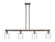 Arcadia Four Light Island Pendant in Oil Rubbed Bronze (405|716-4I-OB-G1113)
