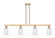 Arcadia Four Light Island Pendant in Champagne Bronze (405|716-4I-CB-G804)