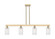 Arcadia Four Light Island Pendant in Champagne Bronze (405|716-4I-CB-G802)