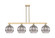 Arcadia Four Light Island Pendant in Champagne Bronze (405|716-4I-CB-G556-10SM)