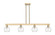 Arcadia Four Light Island Pendant in Champagne Bronze (405|716-4I-CB-G124-6)
