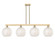 Arcadia Four Light Island Pendant in Champagne Bronze (405|716-4I-CB-G1216-10WM)