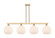 Arcadia Four Light Island Pendant in Champagne Bronze (405|716-4I-CB-G121-10)