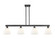 Arcadia Four Light Island Pendant in Matte Black (405|716-4I-BK-GBD-751)