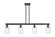 Arcadia Four Light Island Pendant in Matte Black (405|716-4I-BK-G352)