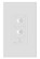 Fan Accessories Wall Control with Bluetooth in White (441|F-WCBT-WT)