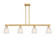 Arcadia Four Light Island Pendant in Brushed Brass (405|716-4I-BB-G441)