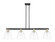 Arcadia Four Light Island Pendant in Black Antique Brass (405|716-4I-BAB-GBD-92)