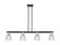 Arcadia Four Light Island Pendant in Black Antique Brass (405|716-4I-BAB-G382)