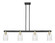 Arcadia Four Light Island Pendant in Black Antique Brass (405|716-4I-BAB-G342)