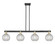 Arcadia Four Light Island Pendant in Black Antique Brass (405|716-4I-BAB-G122C-8CL)
