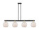 Arcadia Four Light Island Pendant in Black Antique Brass (405|716-4I-BAB-G121-8RW)