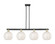 Arcadia Four Light Island Pendant in Black Antique Brass (405|716-4I-BAB-G1216-10WM)
