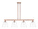 Arcadia Four Light Island Pendant in Antique Copper (405|716-4I-AC-GBD-92)