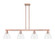 Arcadia Four Light Island Pendant in Antique Copper (405|716-4I-AC-GBD-752)