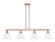 Arcadia Four Light Island Pendant in Antique Copper (405|716-4I-AC-GBC-84)