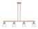 Arcadia Four Light Island Pendant in Antique Copper (405|716-4I-AC-G442)