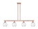 Arcadia Four Light Island Pendant in Antique Copper (405|716-4I-AC-G362)