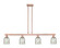 Arcadia Four Light Island Pendant in Antique Copper (405|716-4I-AC-G259)