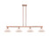 Arcadia Four Light Island Pendant in Antique Copper (405|716-4I-AC-G131)