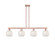 Arcadia Four Light Island Pendant in Antique Copper (405|716-4I-AC-G1216-8WM)