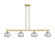Arcadia Four Light Island Pendant in Antique Brass (405|716-4I-AB-G93)