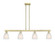 Arcadia Four Light Island Pendant in Antique Brass (405|716-4I-AB-G441)