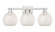 Arcadia Three Light Bath Vanity in Brushed Satin Nickel (405|716-3W-SN-G1216-8WM)