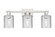 Arcadia Three Light Bath Vanity in Brushed Satin Nickel (405|716-3W-SN-G112)