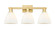 Arcadia Three Light Bath Vanity in Satin Gold (405|716-3W-SG-GBD-751)