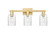 Arcadia Three Light Bath Vanity in Satin Gold (405|716-3W-SG-G342)