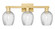 Arcadia Three Light Bath Vanity in Satin Gold (405|716-3W-SG-G292)
