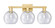 Arcadia Three Light Bath Vanity in Satin Gold (405|716-3W-SG-G124-8)