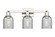 Arcadia Three Light Bath Vanity in Polished Nickel (405|716-3W-PN-G257)