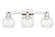 Arcadia Three Light Bath Vanity in Polished Nickel (405|716-3W-PN-G124-6)