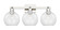 Arcadia Three Light Bath Vanity in Polished Nickel (405|716-3W-PN-G122-8)