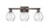 Arcadia Three Light Bath Vanity in Oil Rubbed Bronze (405|716-3W-OB-G362)