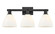Arcadia Three Light Bath Vanity in Matte Black (405|716-3W-BK-GBD-751)
